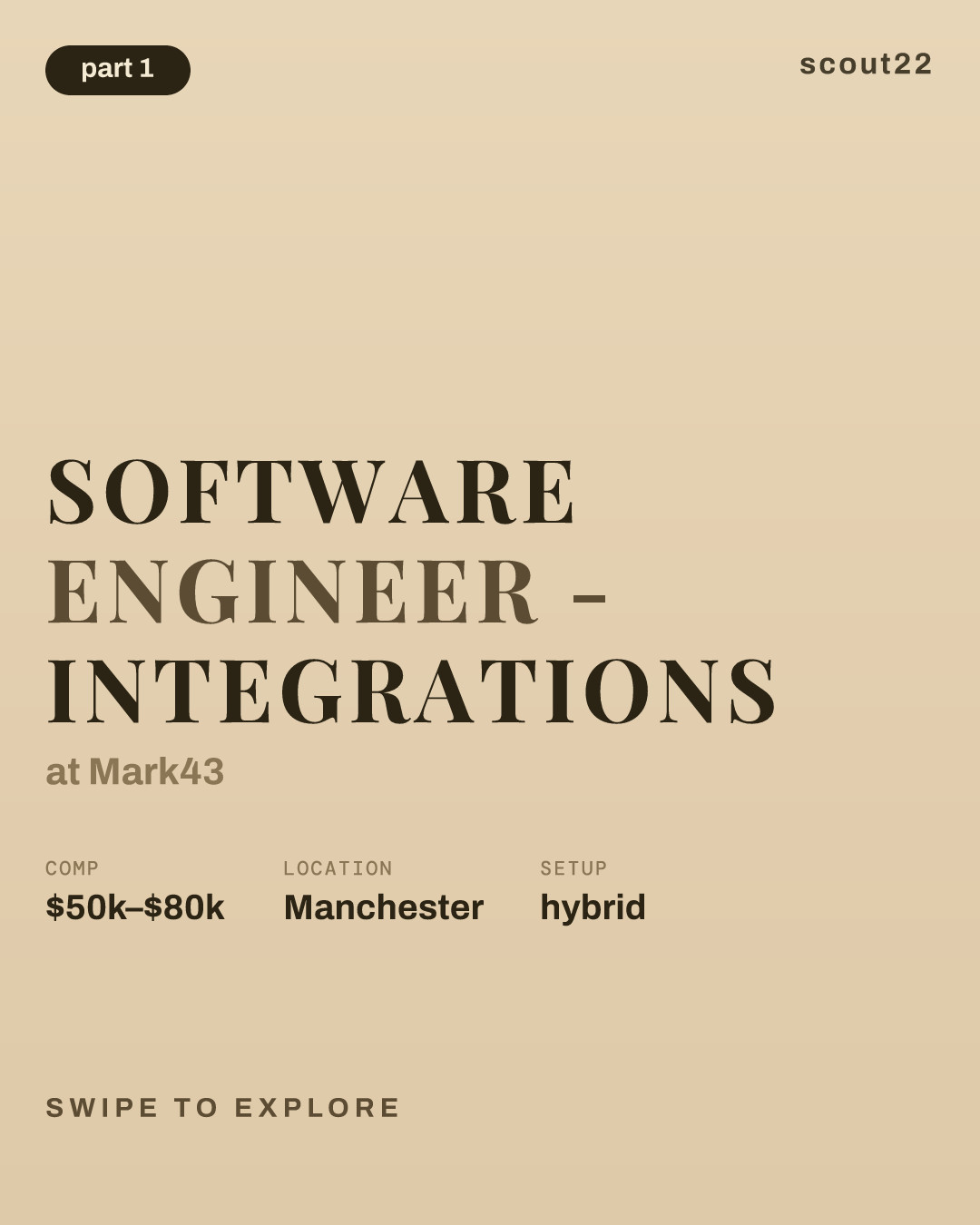 Software Engineer - Integrations at Mark43