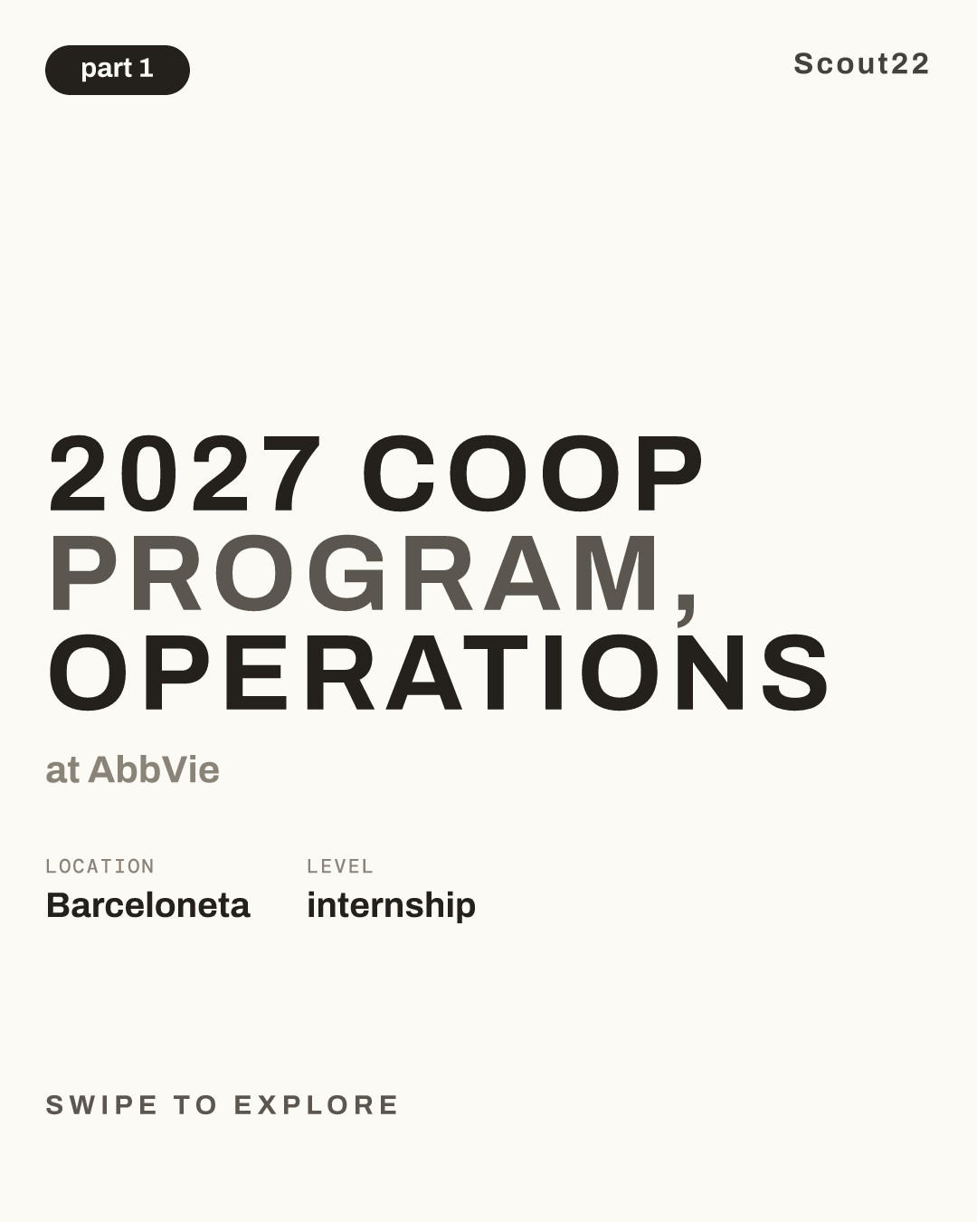 2027 COOP Program, Operations at AbbVie