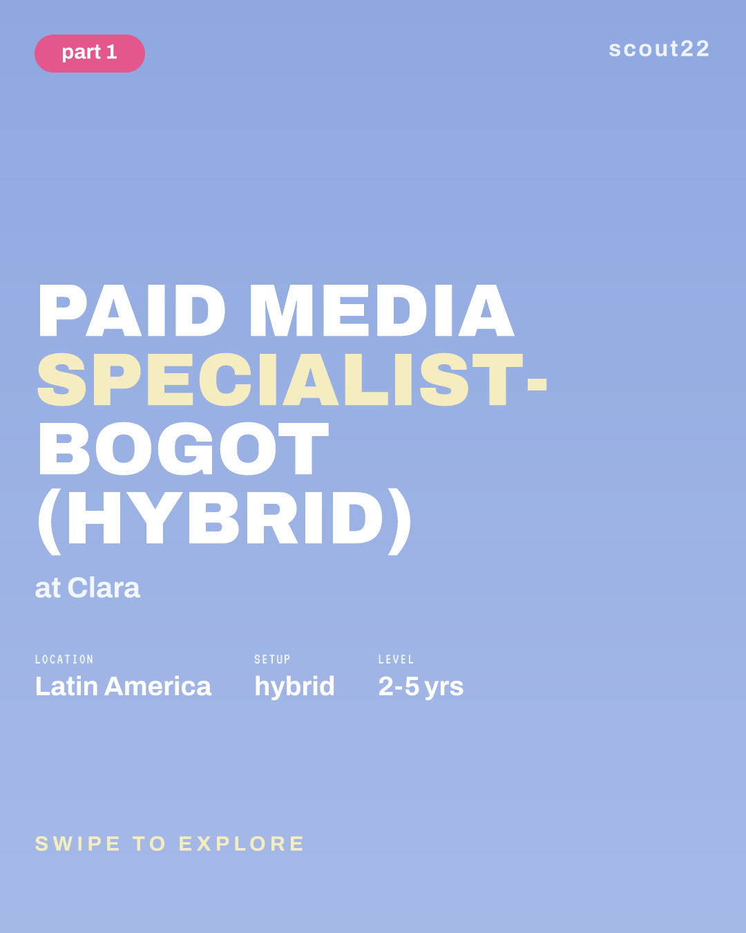 Paid Media Specialist- Bogotá (Hybrid) at Clara