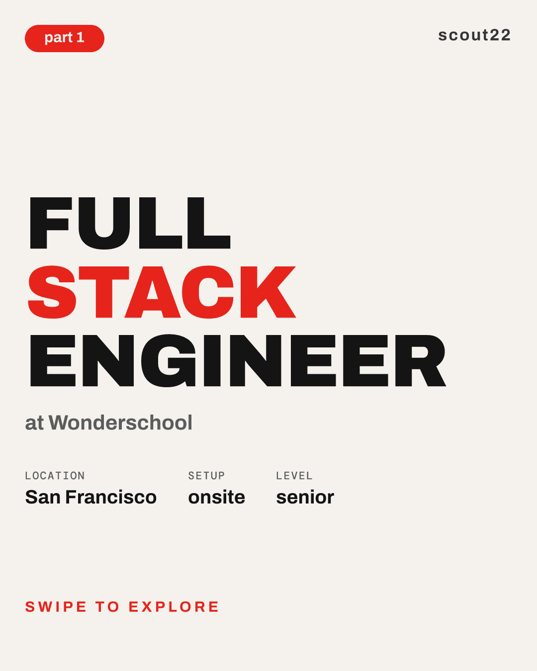 Full Stack Engineer at Wonderschool