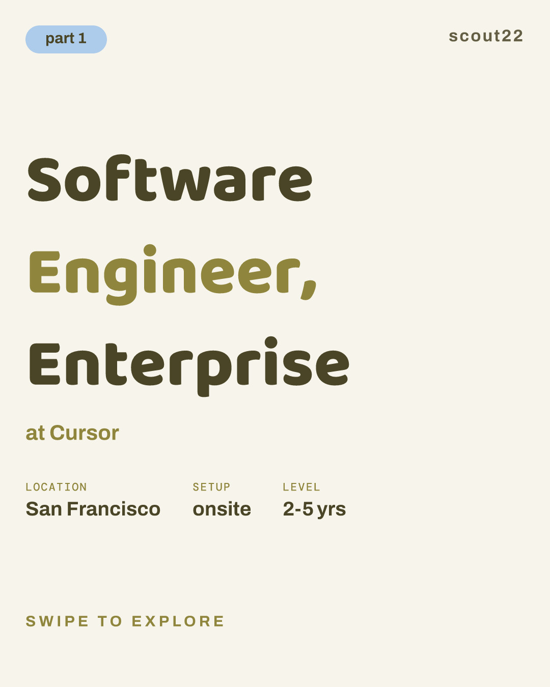 Software Engineer, Enterprise at Cursor