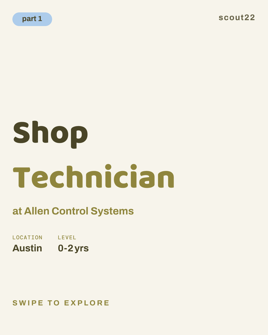 Shop Technician at Allen Control Systems