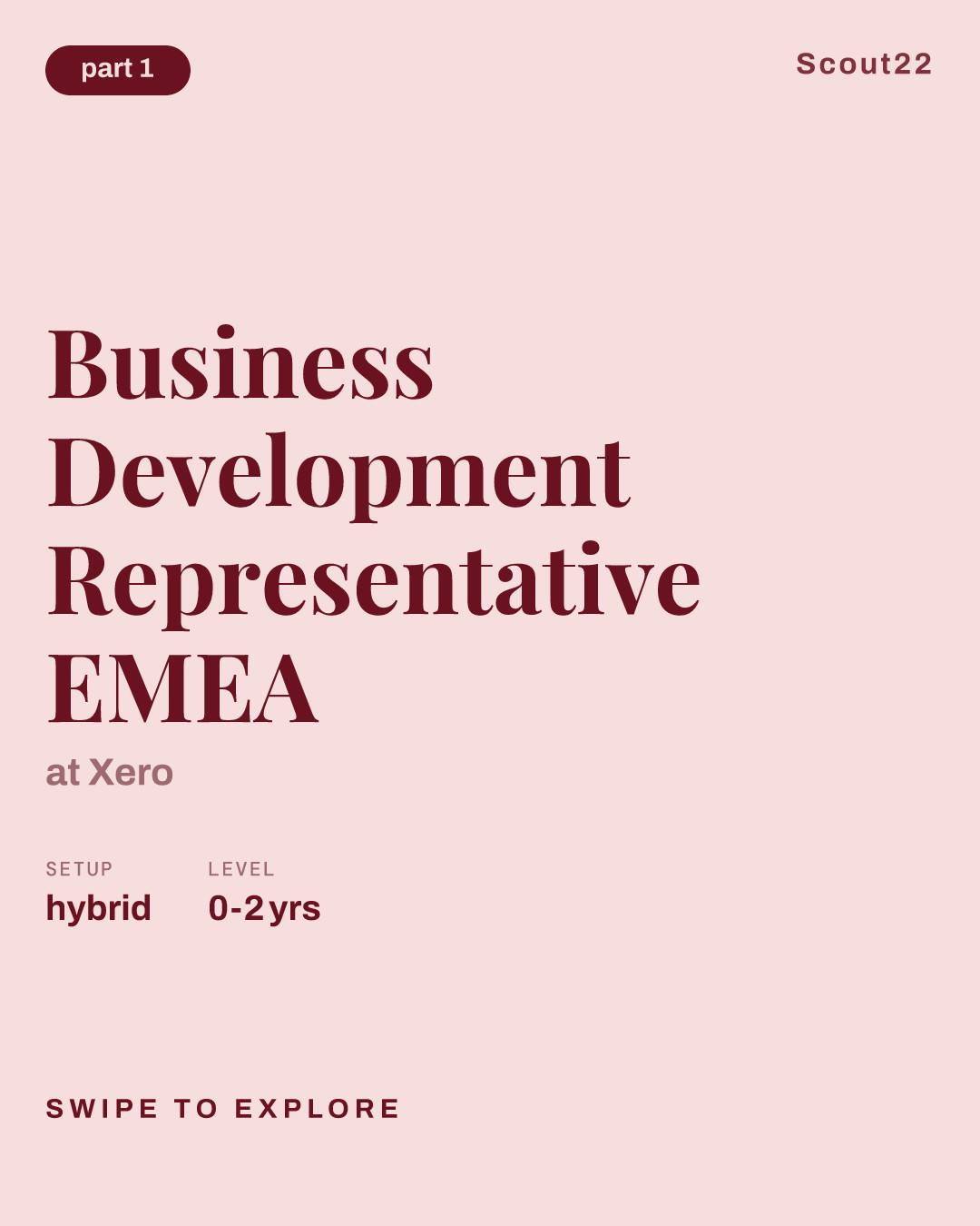 Business Development Representative EMEA at Xero