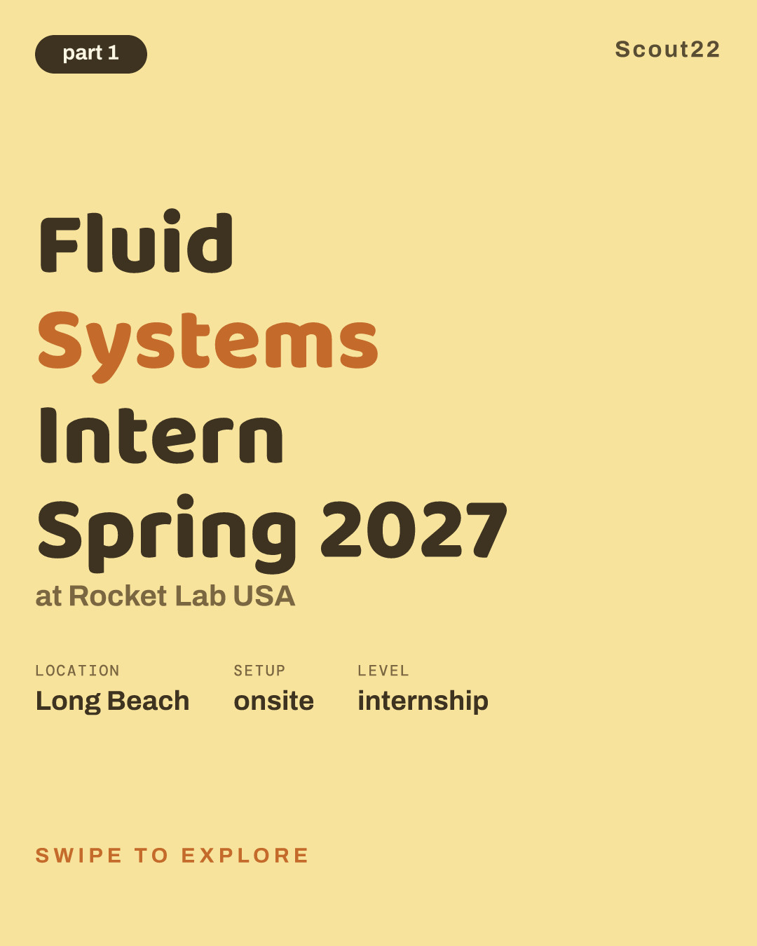 Fluid Systems Intern Spring 2027 at Rocket Lab USA
