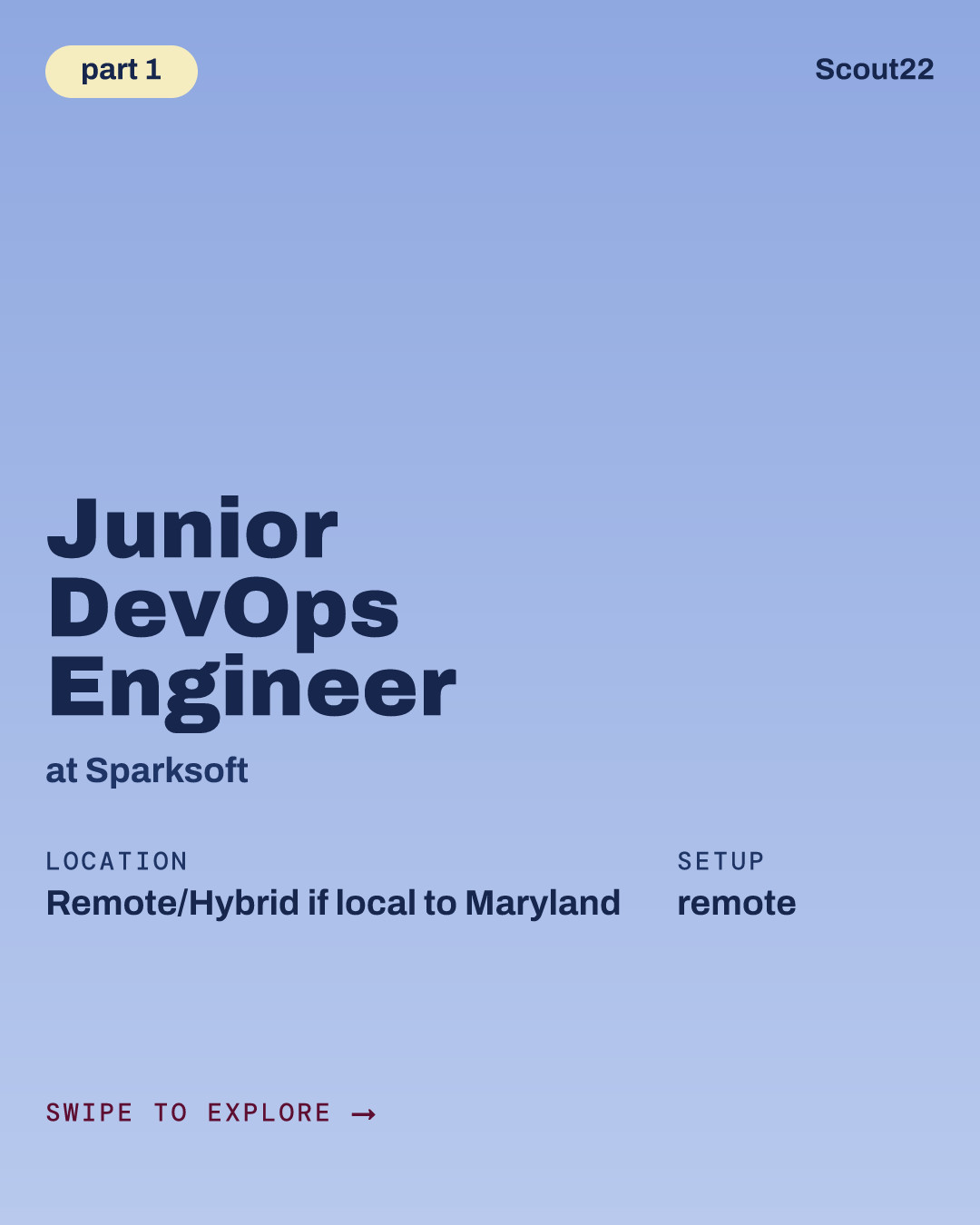 Junior DevOps Engineer at Sparksoft