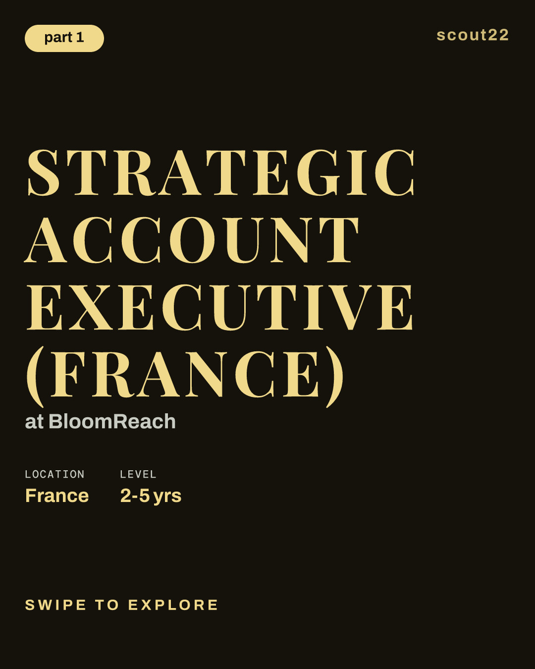 Strategic Account Executive (France) at BloomReach
