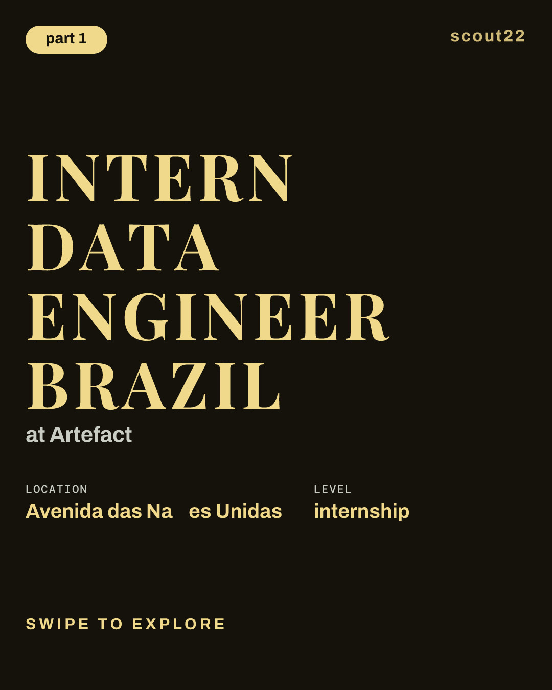 Intern Data Engineer Brazil at Artefact