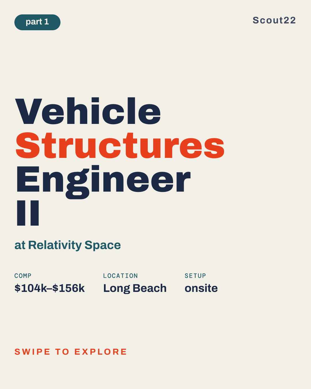 Vehicle Structures Engineer II at Relativity Space