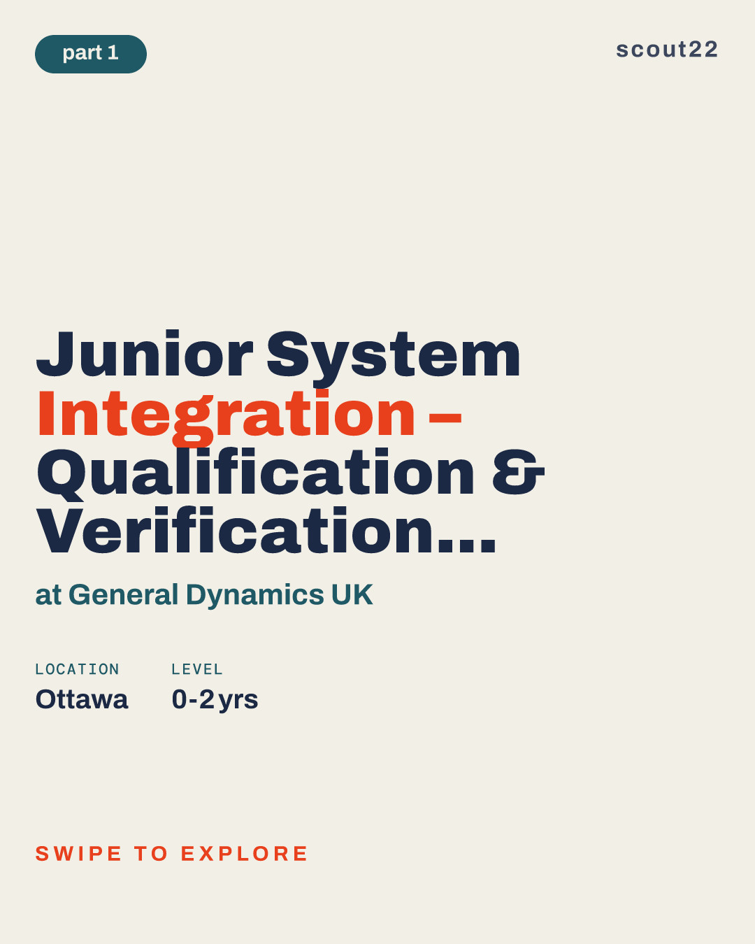 Junior System Integration – Qualification & Verification Engineer at General Dynamics UK