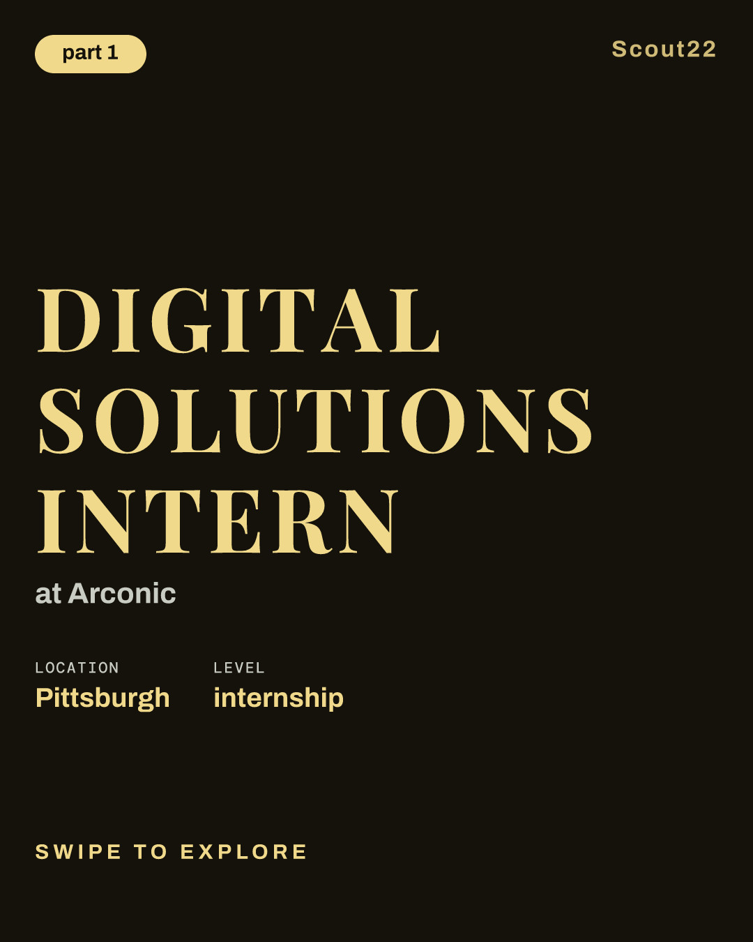 Digital Solutions Intern at Arconic