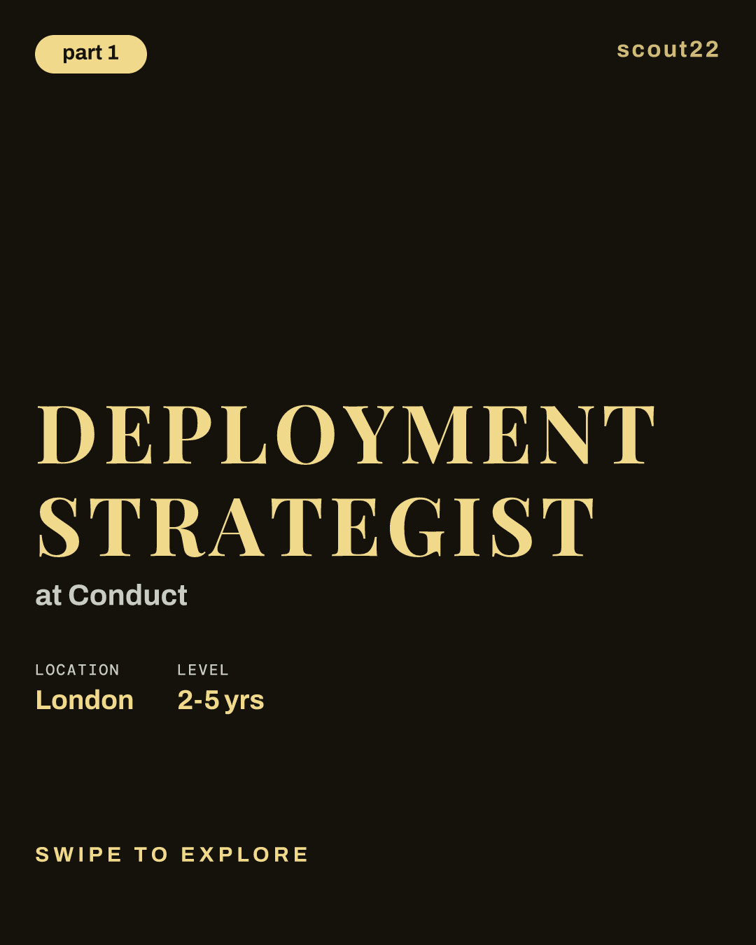 Deployment Strategist at Conduct