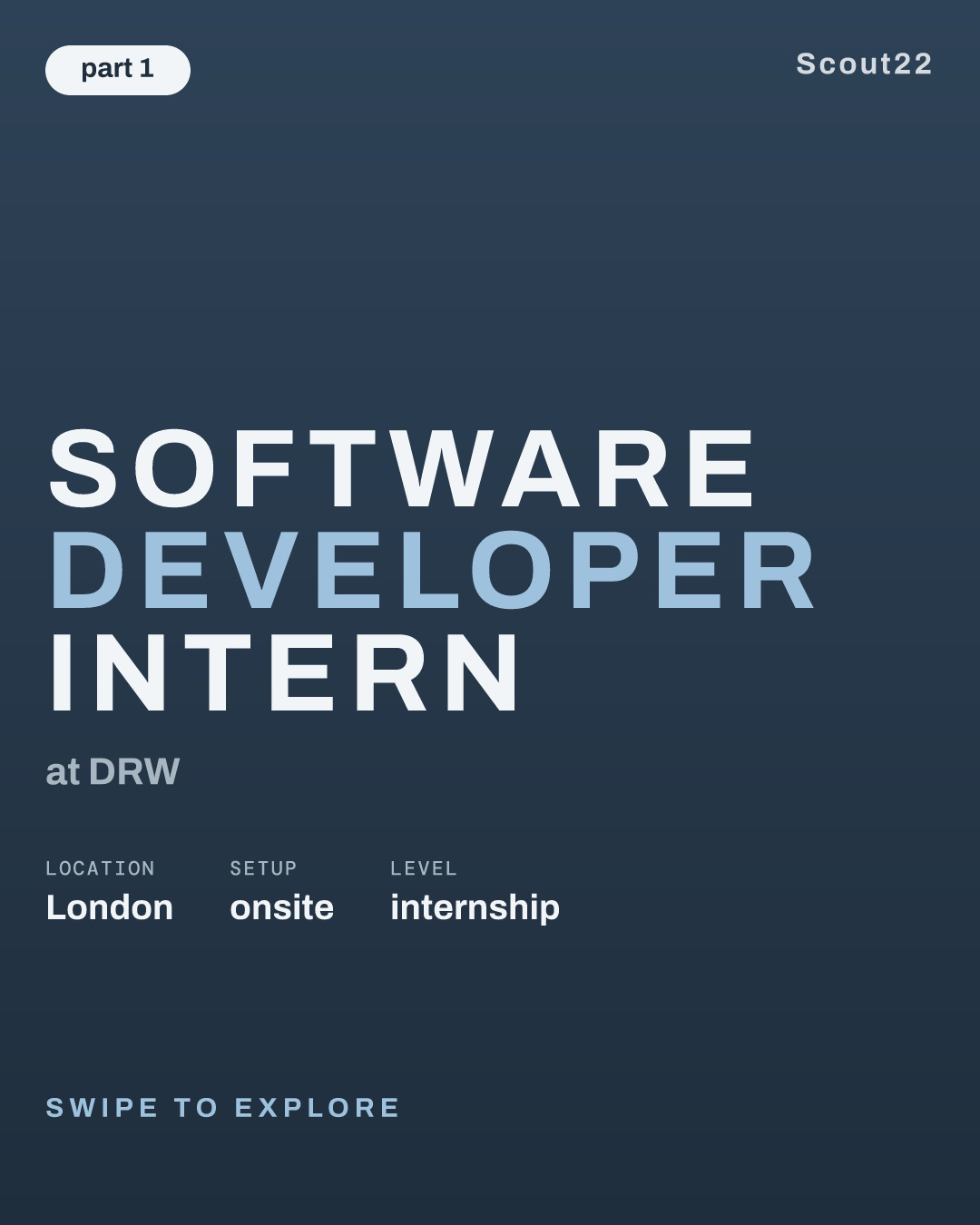 Software Developer Intern at DRW