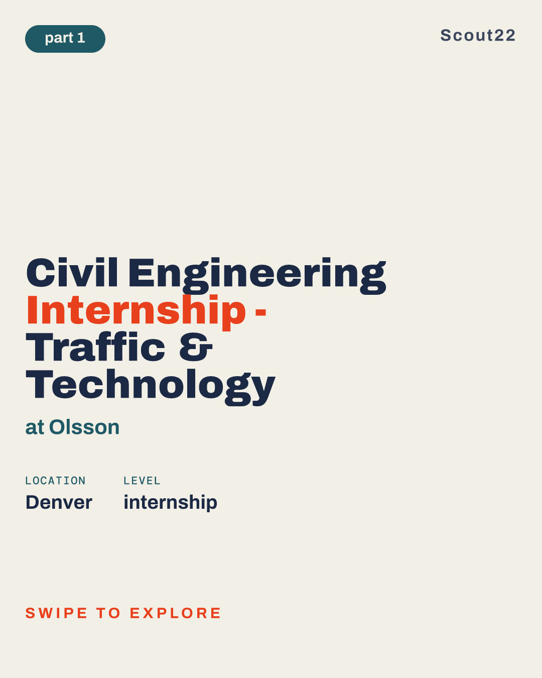 Civil Engineering Internship - Traffic & Technology at Olsson