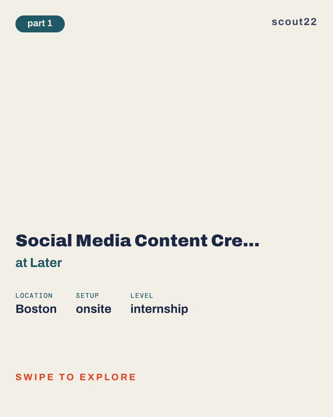 Social Media Content Creator Co-op - Client Services at Later