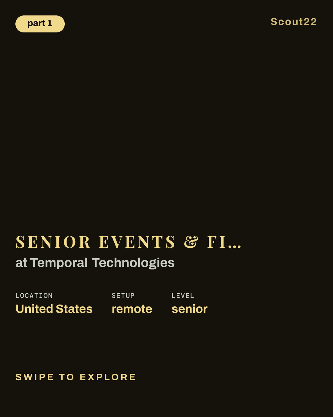 Senior Events & Field Marketing Manager, Developer Conference Programming at Temporal Technologies