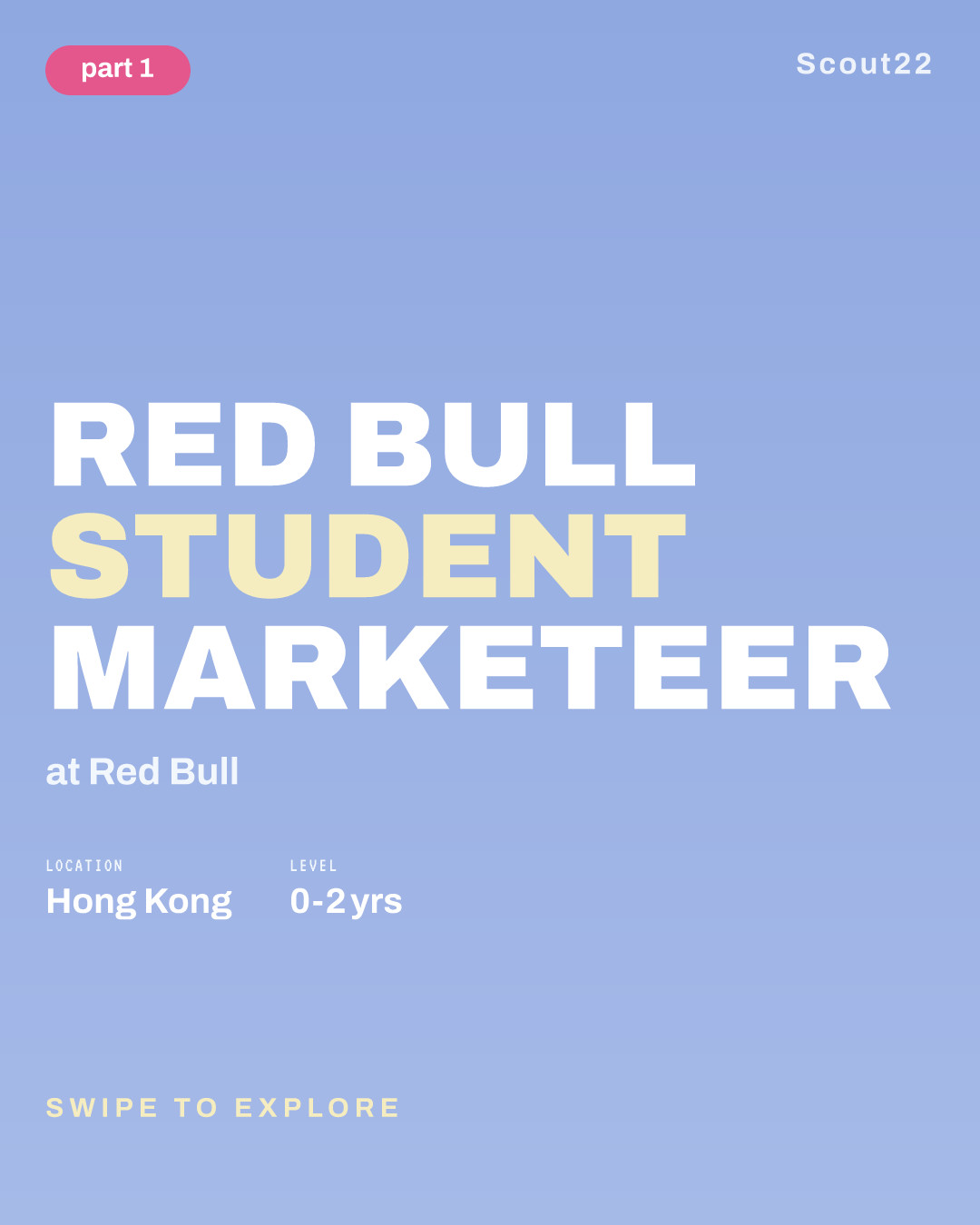 Red Bull Student Marketeer at Red Bull