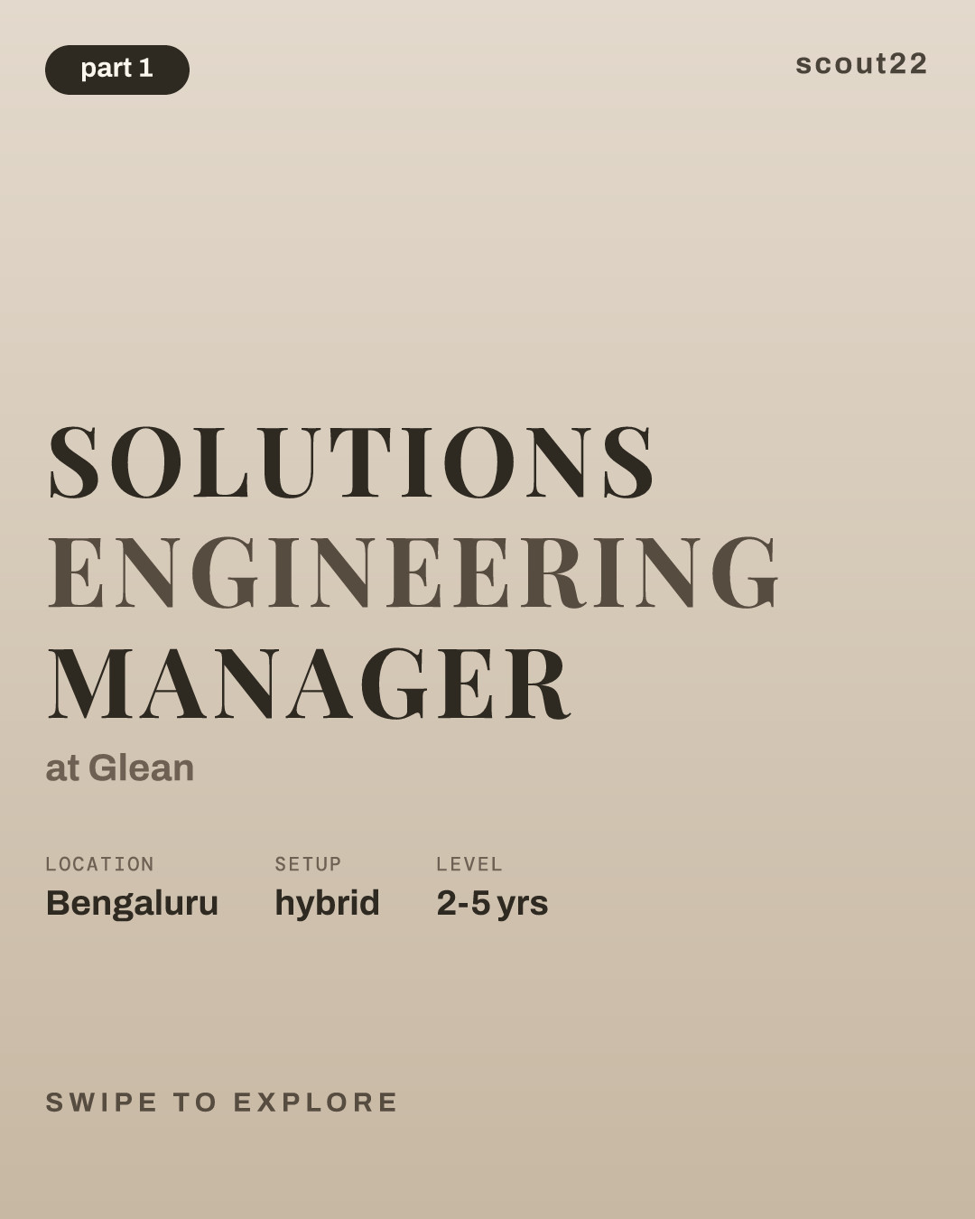 Solutions Engineering Manager at Glean