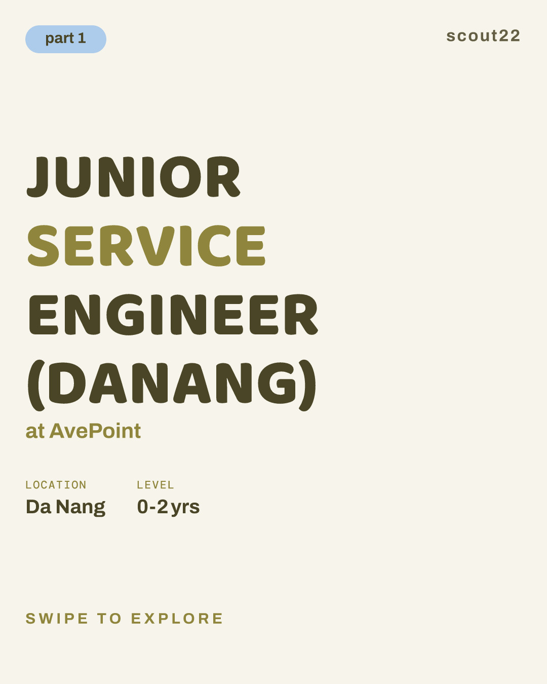 JUNIOR SERVICE ENGINEER (DANANG) at AvePoint