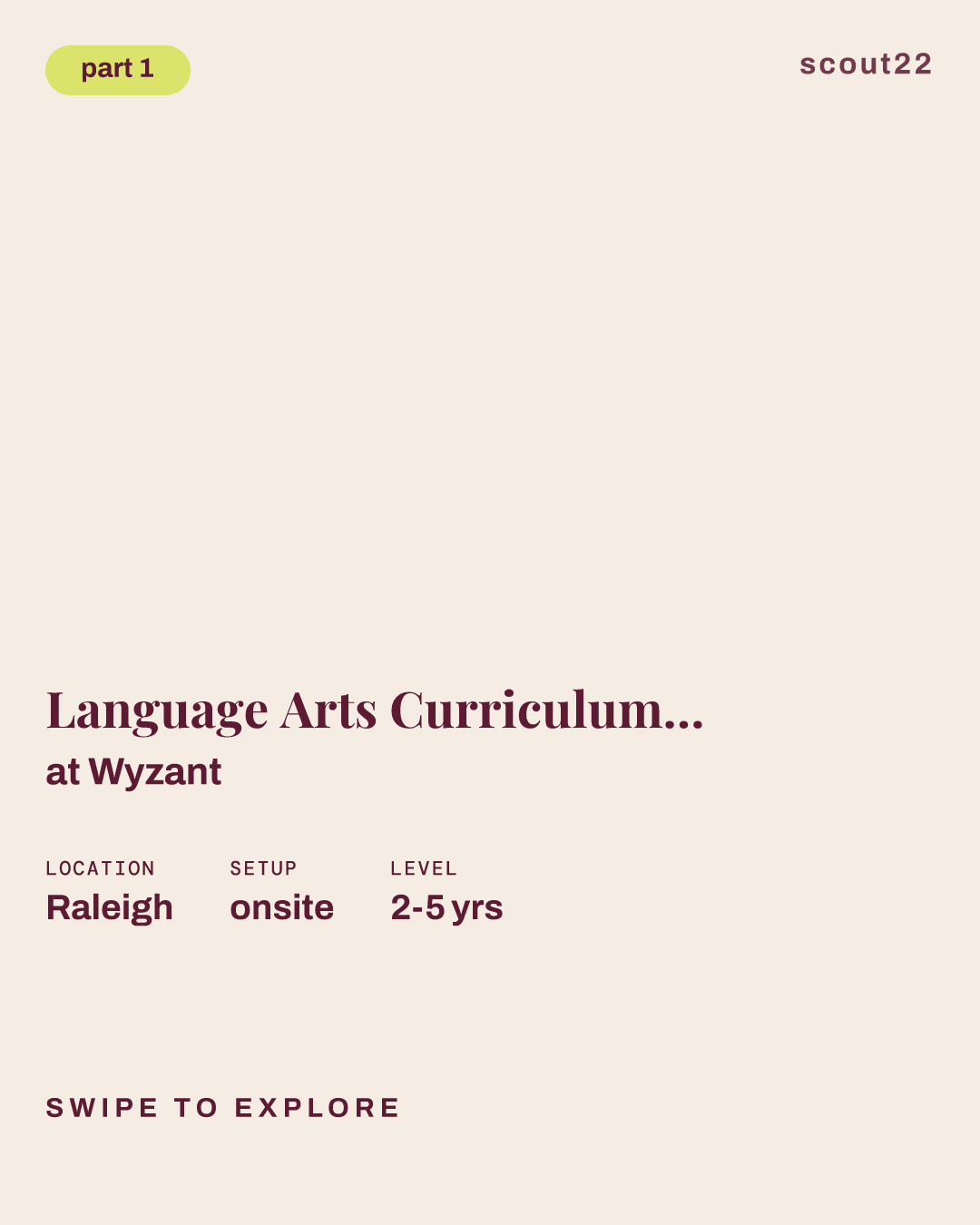 Language Arts Curriculum Designer, Grades 6 at Wyzant