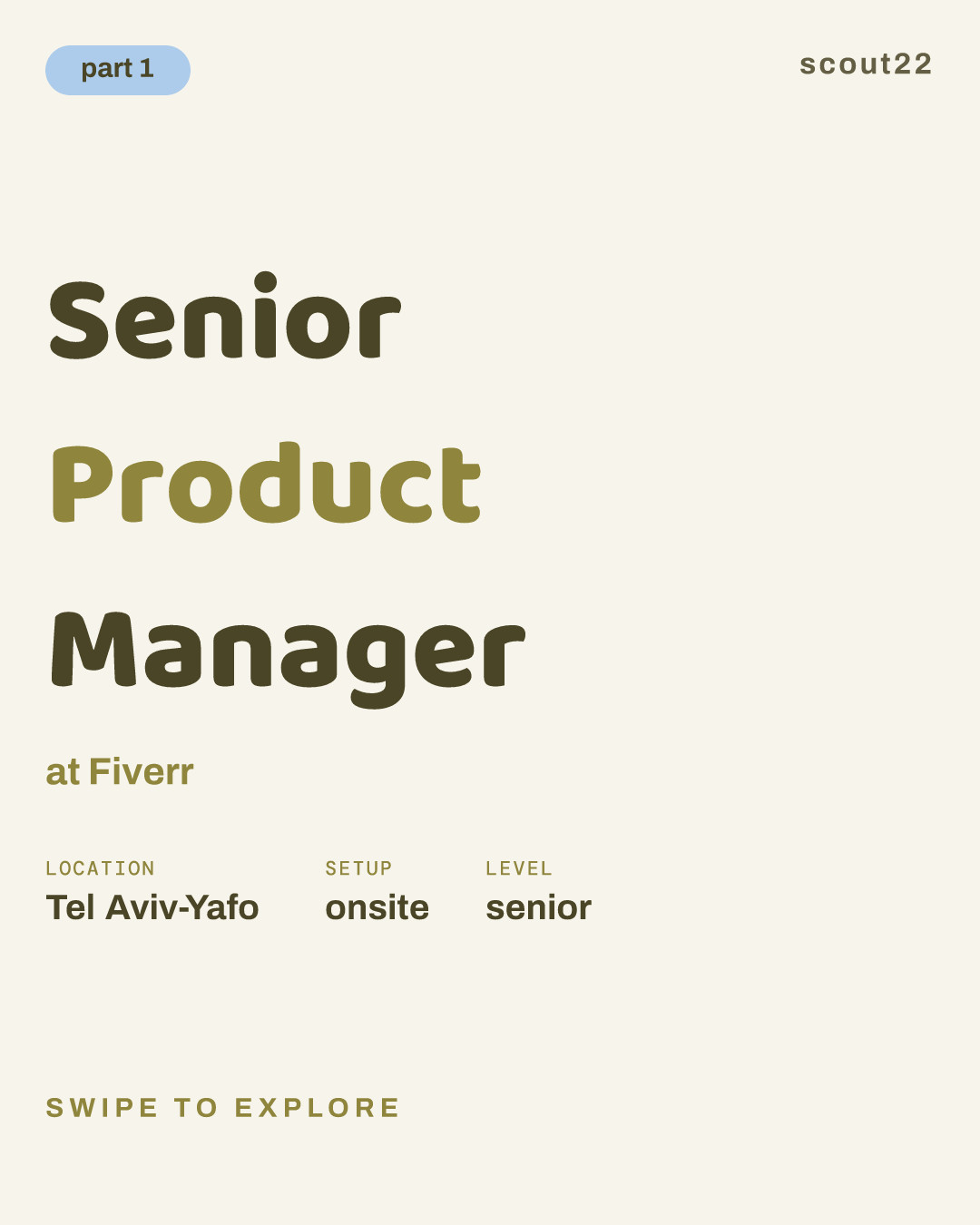 Senior Product Manager at Fiverr