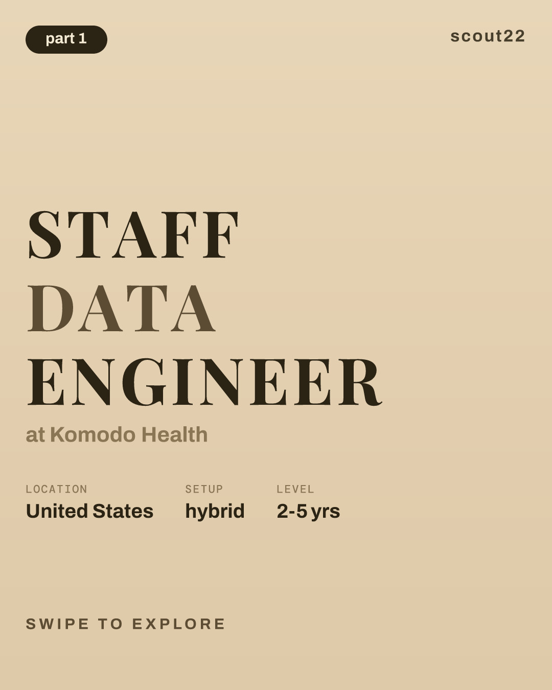 Staff Data Engineer at Komodo Health