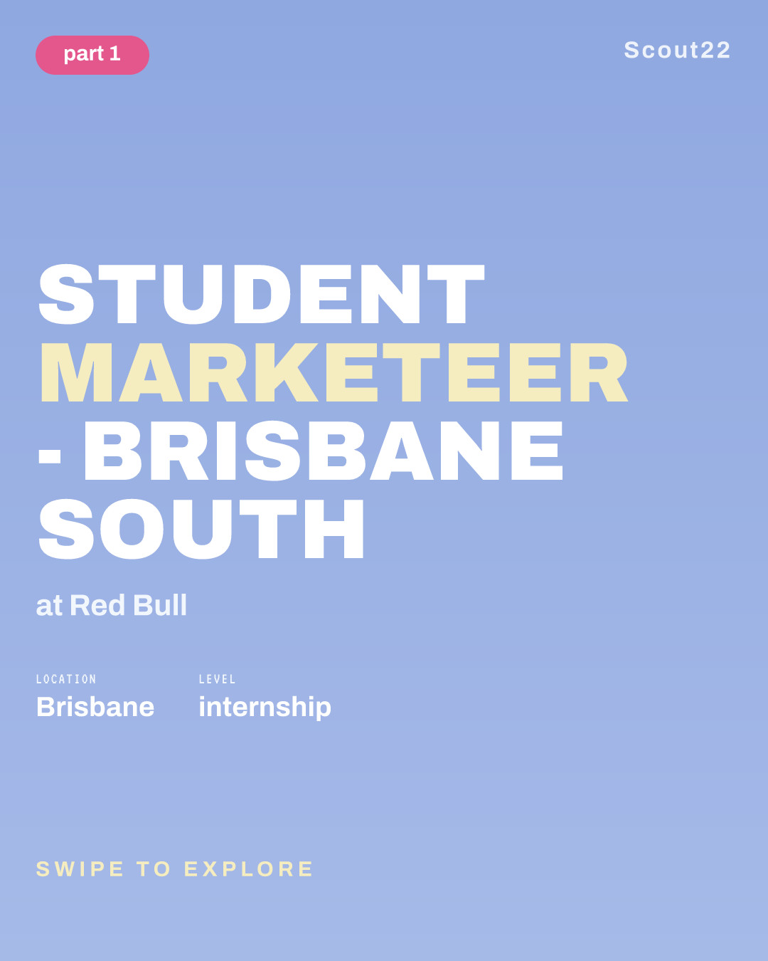 Student Marketeer - Brisbane South at Red Bull