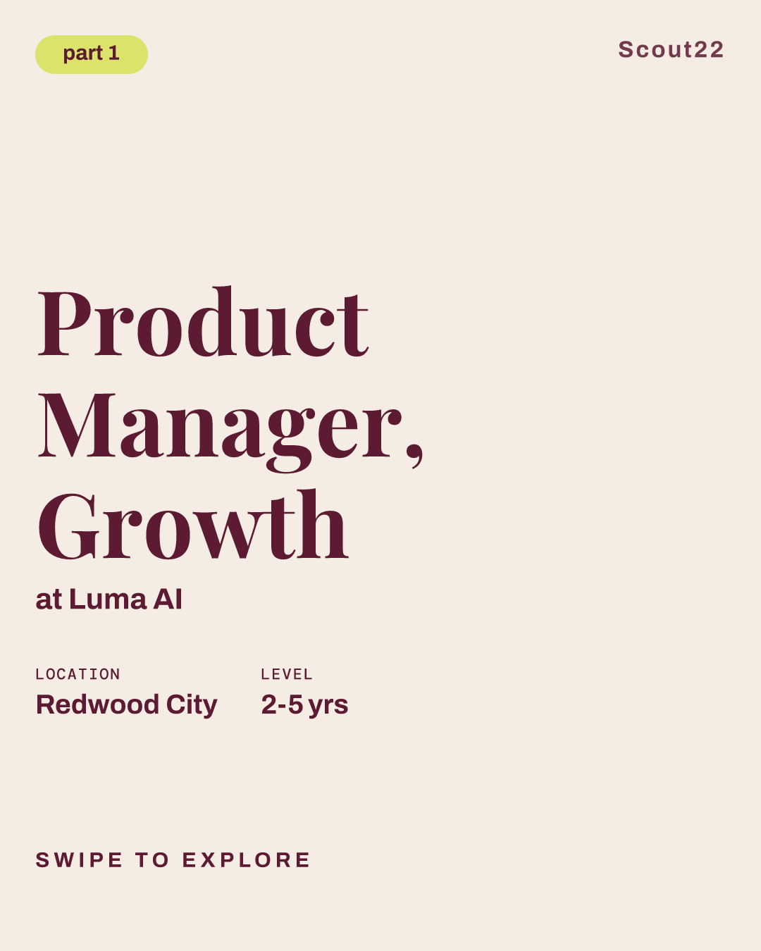 Product Manager, Growth at Luma AI