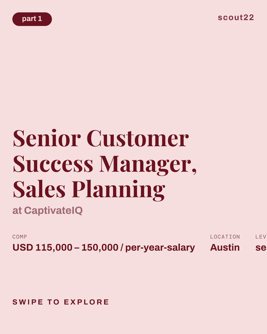 Senior Customer Success Manager, Sales Planning at CaptivateIQ