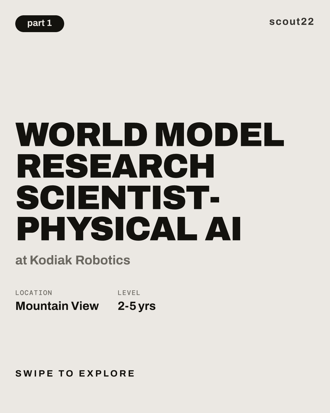 World Model Research Scientist- Physical AI at Kodiak Robotics