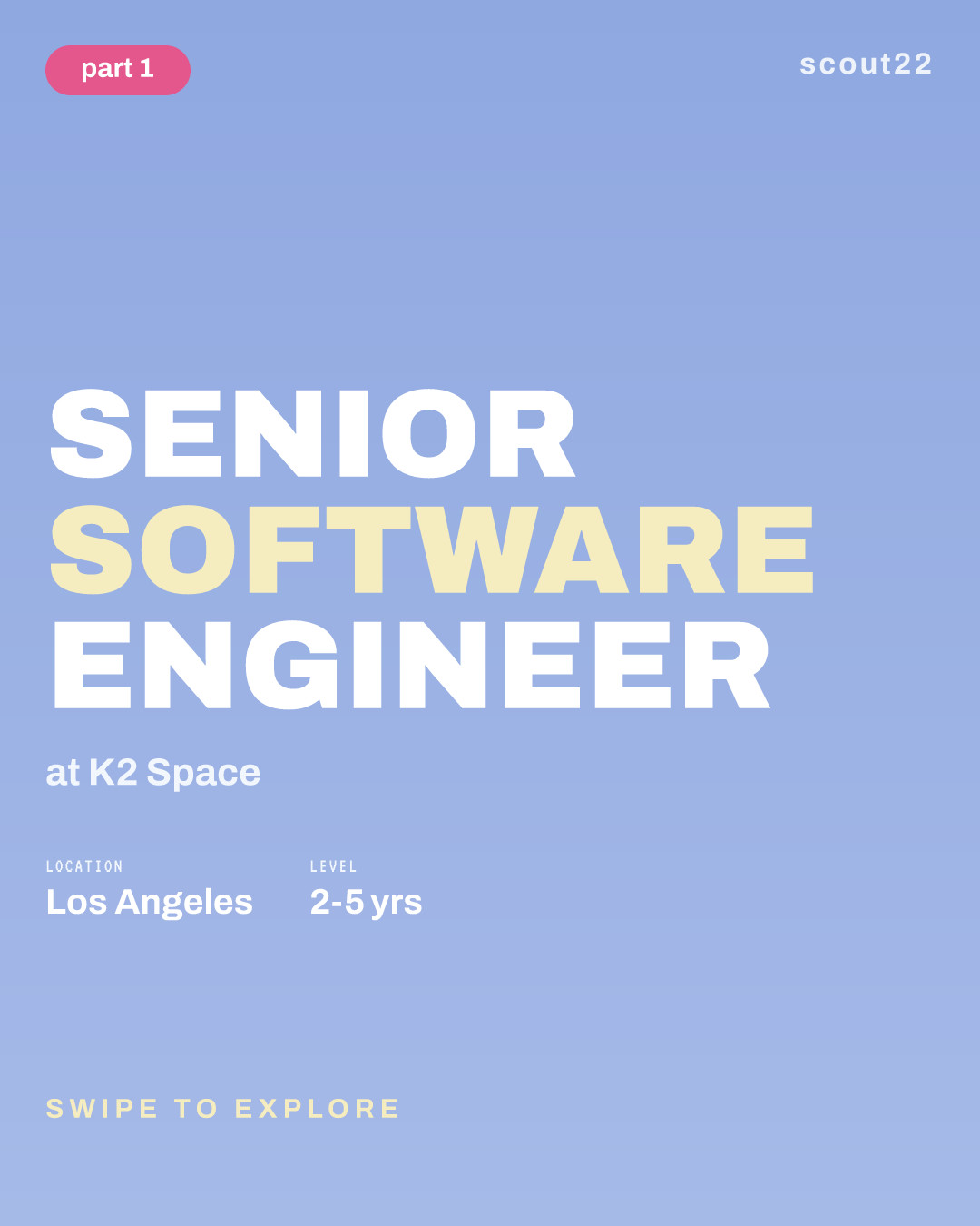 Senior Software Engineer at K2 Space