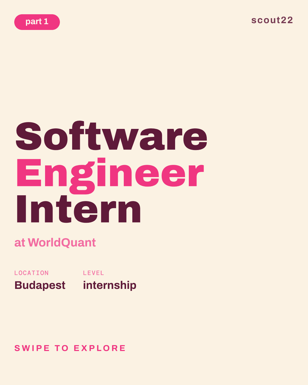 Software Engineer Intern at WorldQuant