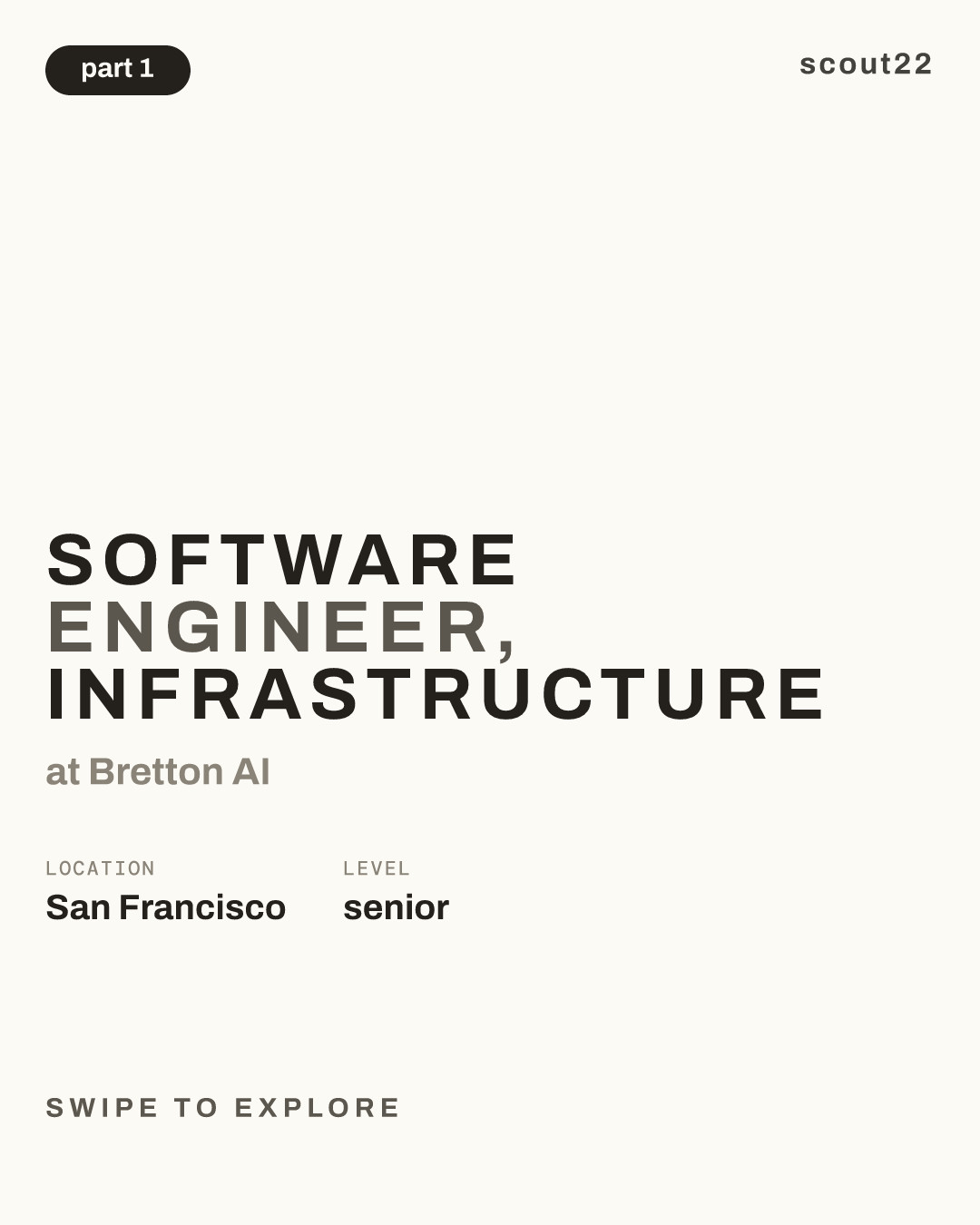 Software Engineer, Infrastructure at Bretton AI