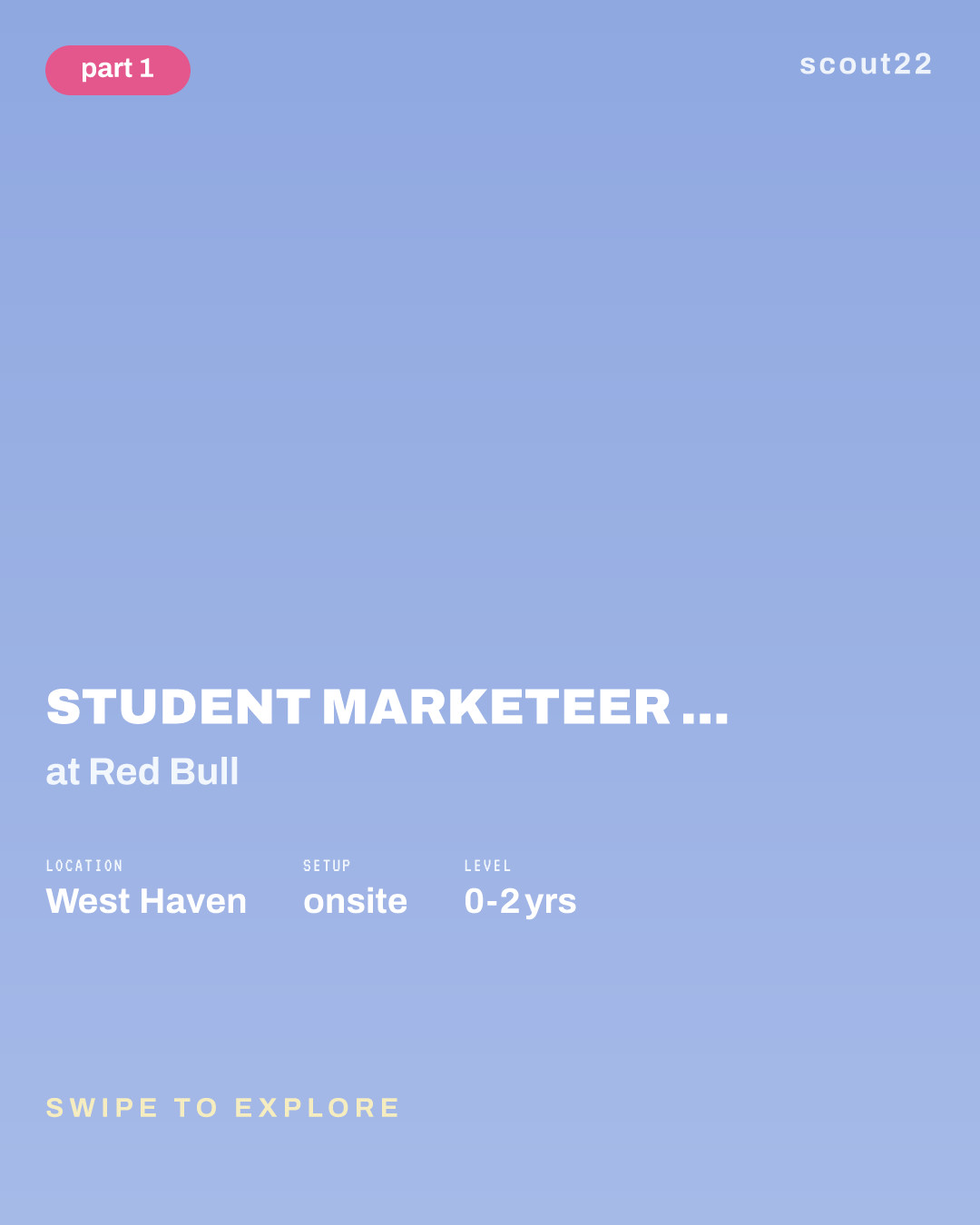 Student Marketeer - University of New Haven at Red Bull