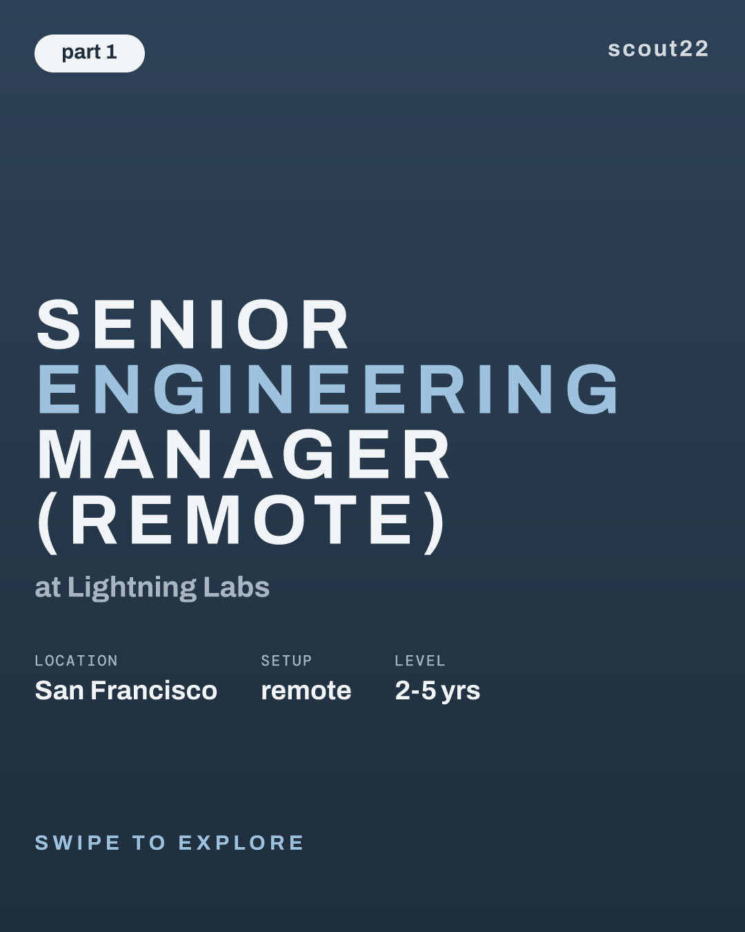 Senior Engineering Manager (Remote) at Lightning Labs
