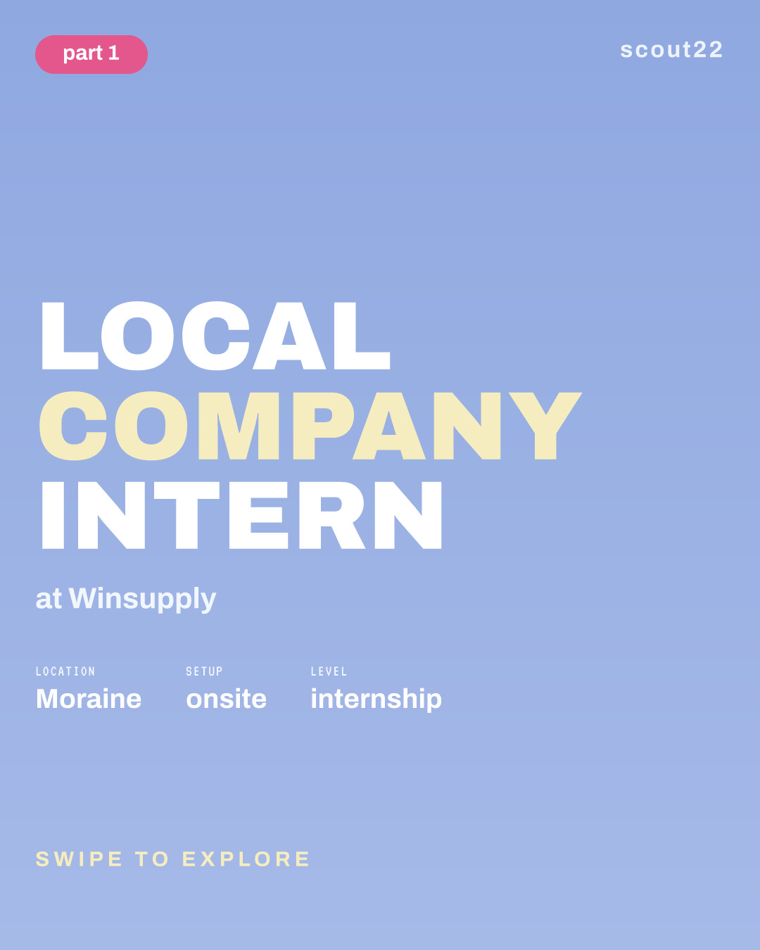 Local Company Intern at Winsupply