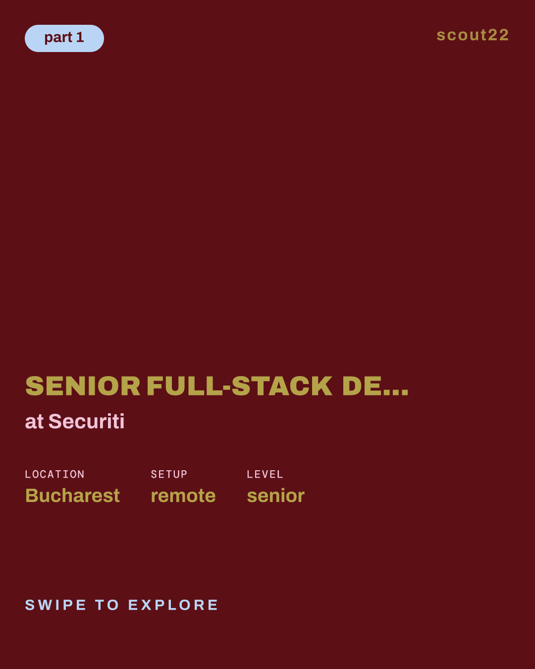 Senior Full-Stack Developer / Technical Lead at Securiti