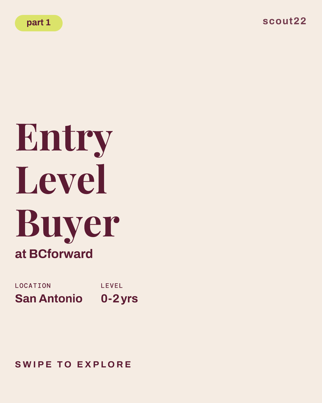 Entry Level Buyer at BCforward