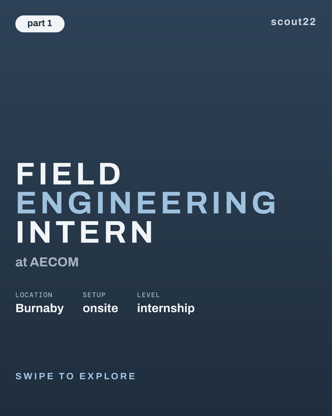 Field Engineering Intern at AECOM