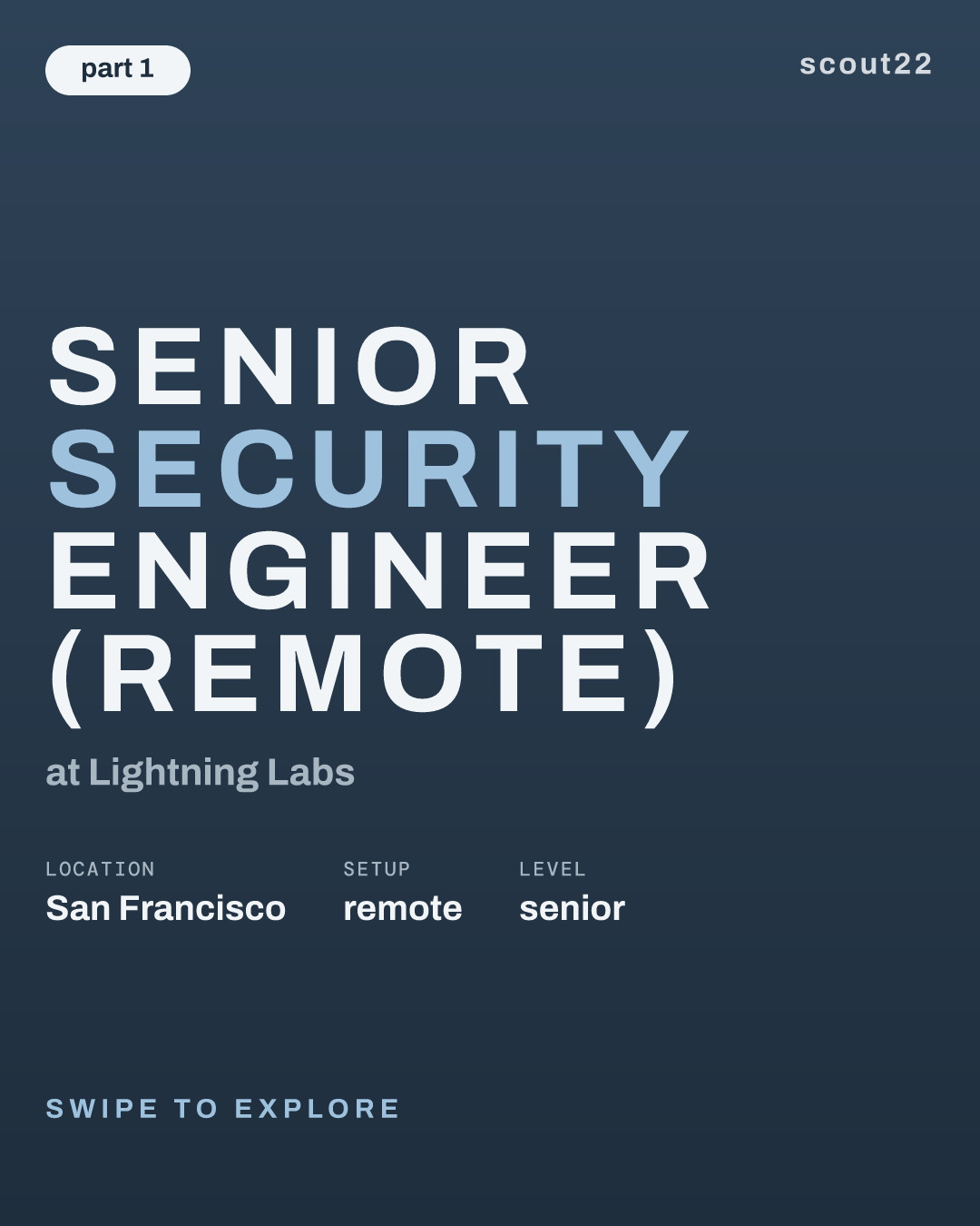 Senior Security Engineer (Remote) at Lightning Labs