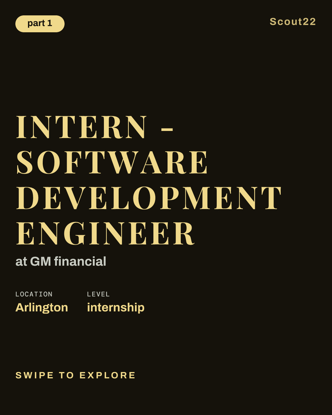 Intern - Software Development Engineer at GM financial