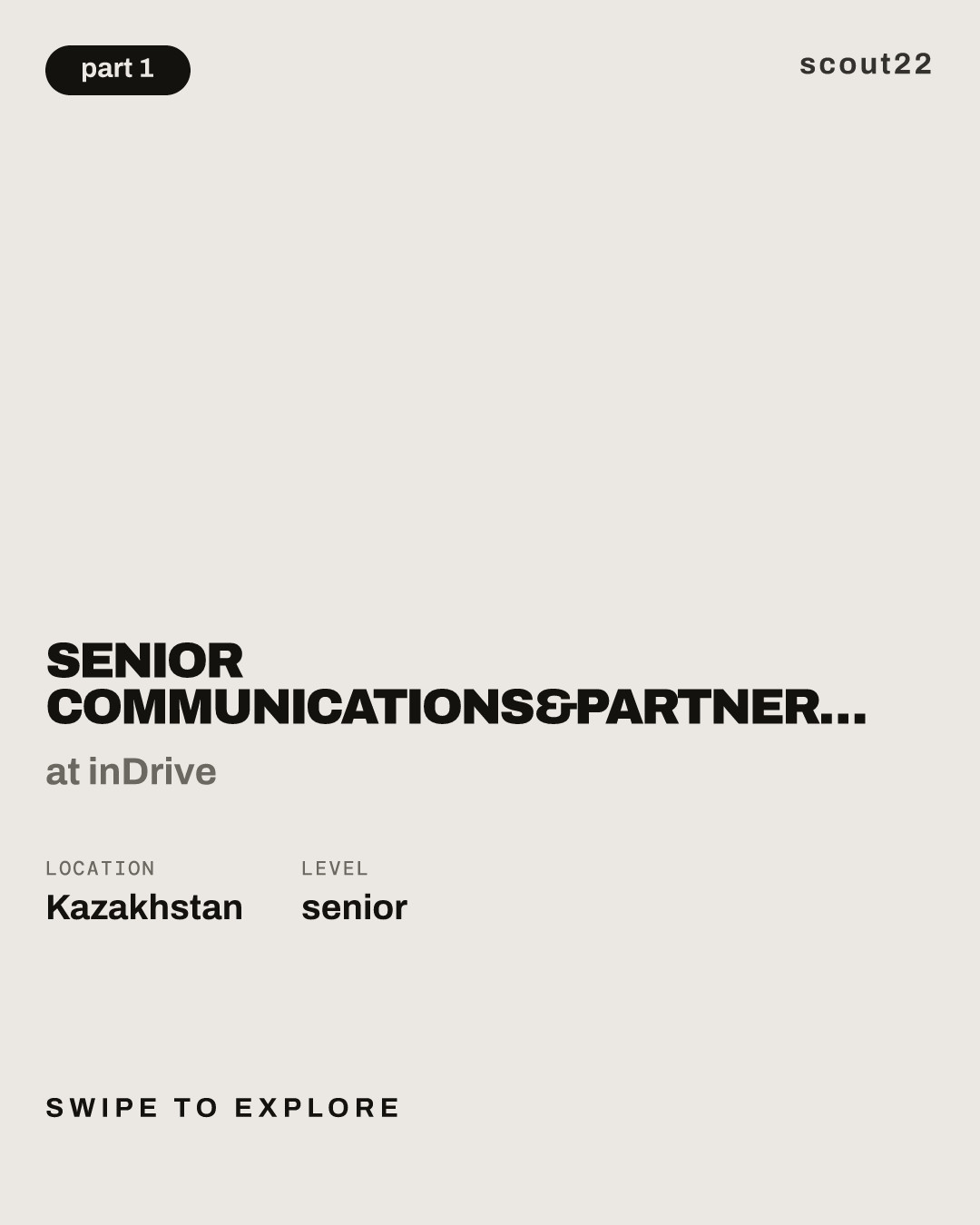 Senior Communications&Partnerships Manager, inVision Foundation at inDrive