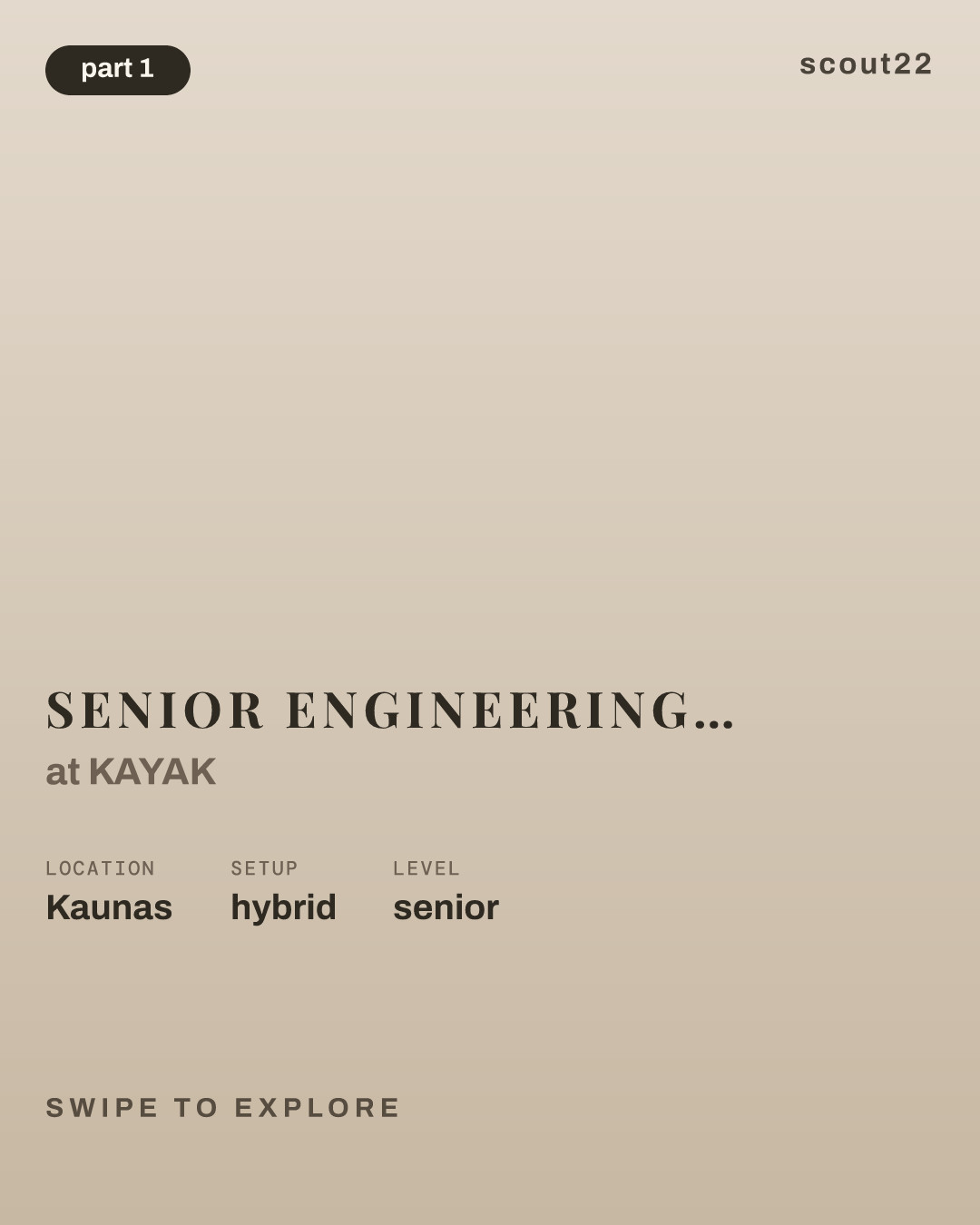 Senior Engineering Manager, Platform Team at KAYAK
