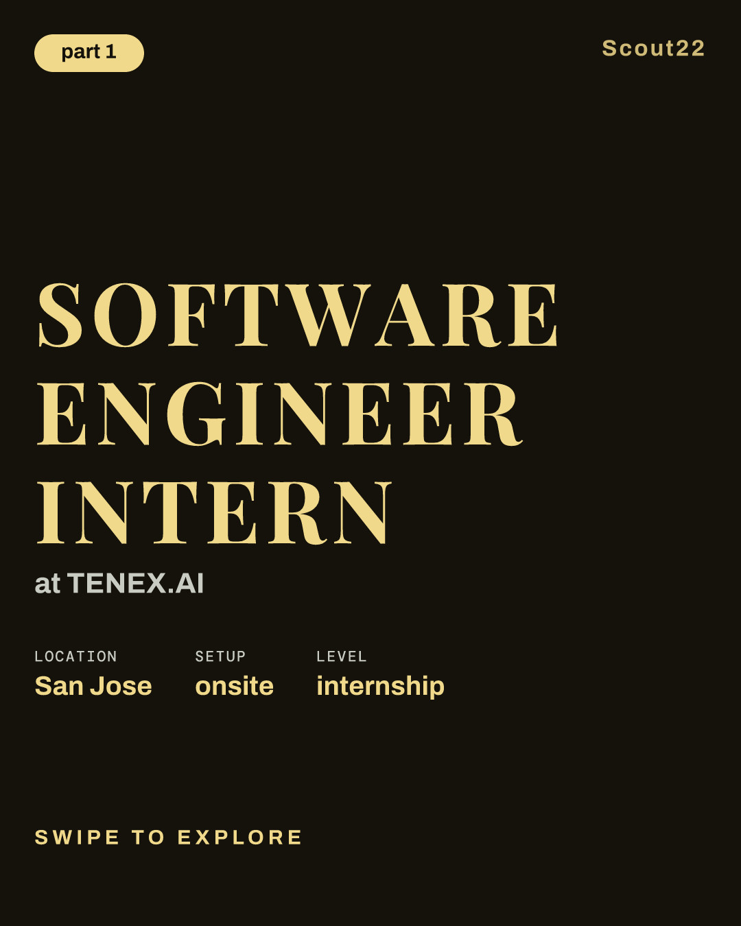 Software Engineer Intern at TENEX.AI