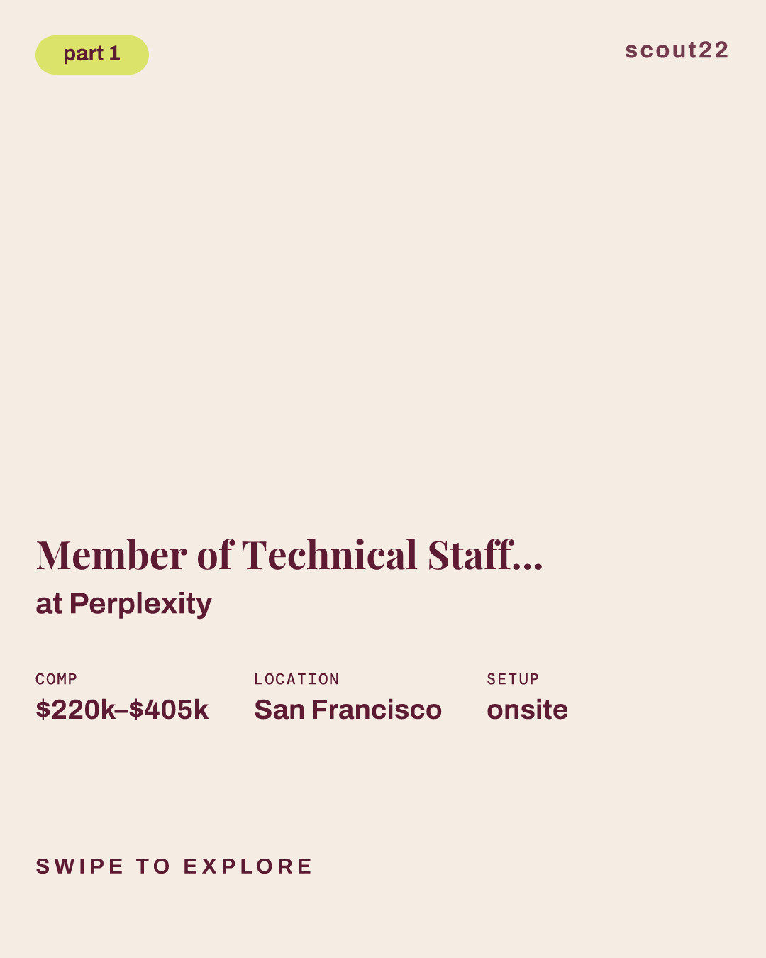 Member of Technical Staff (AI Software Engineer, Multimodal) at Perplexity