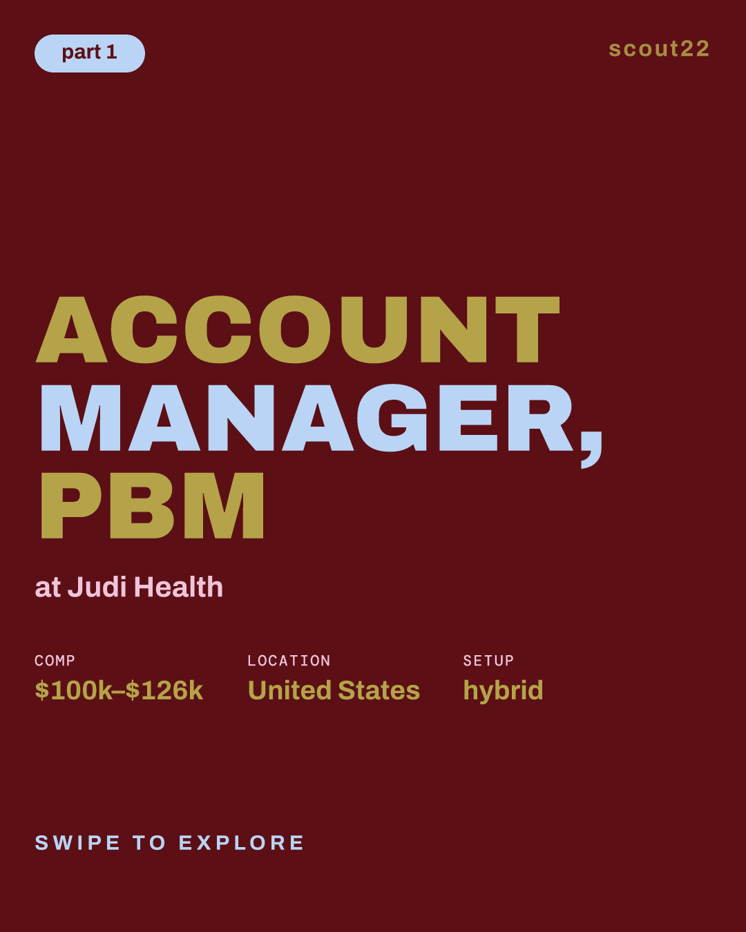 Account Manager, PBM at Judi Health