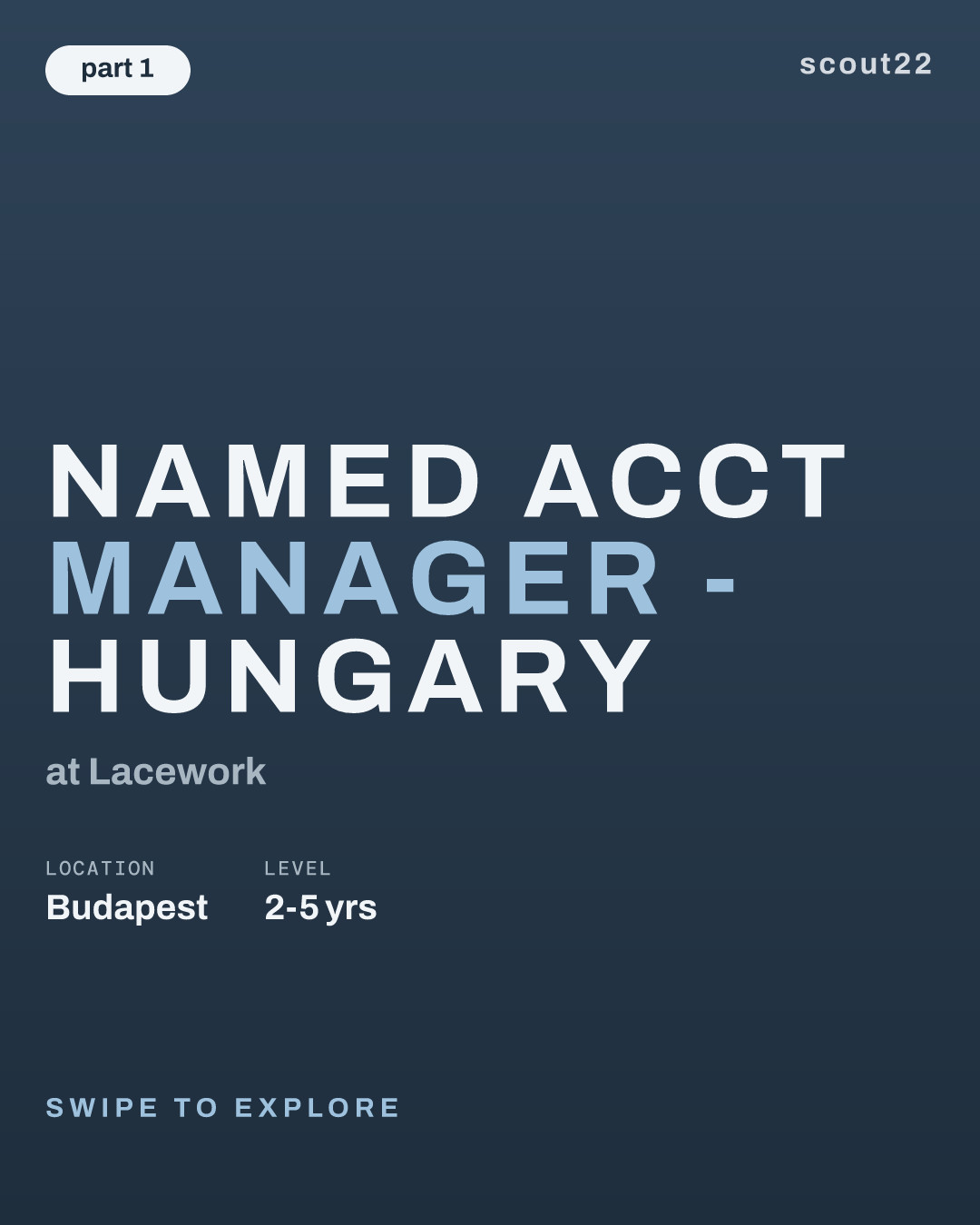 Named Acct Manager - Hungary at Lacework