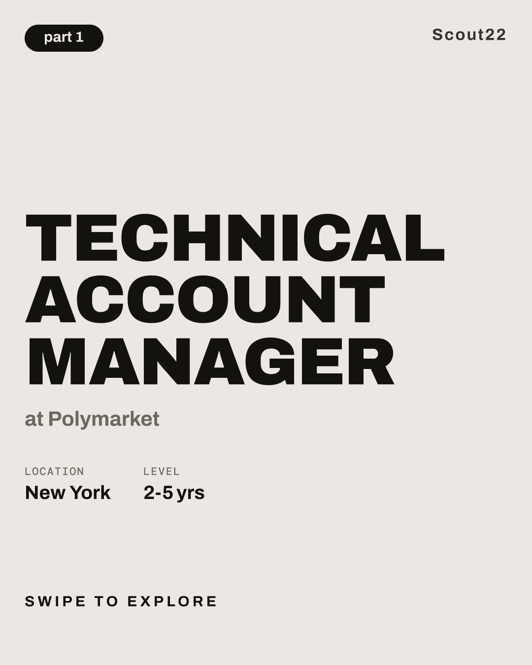 Technical Account Manager at Polymarket