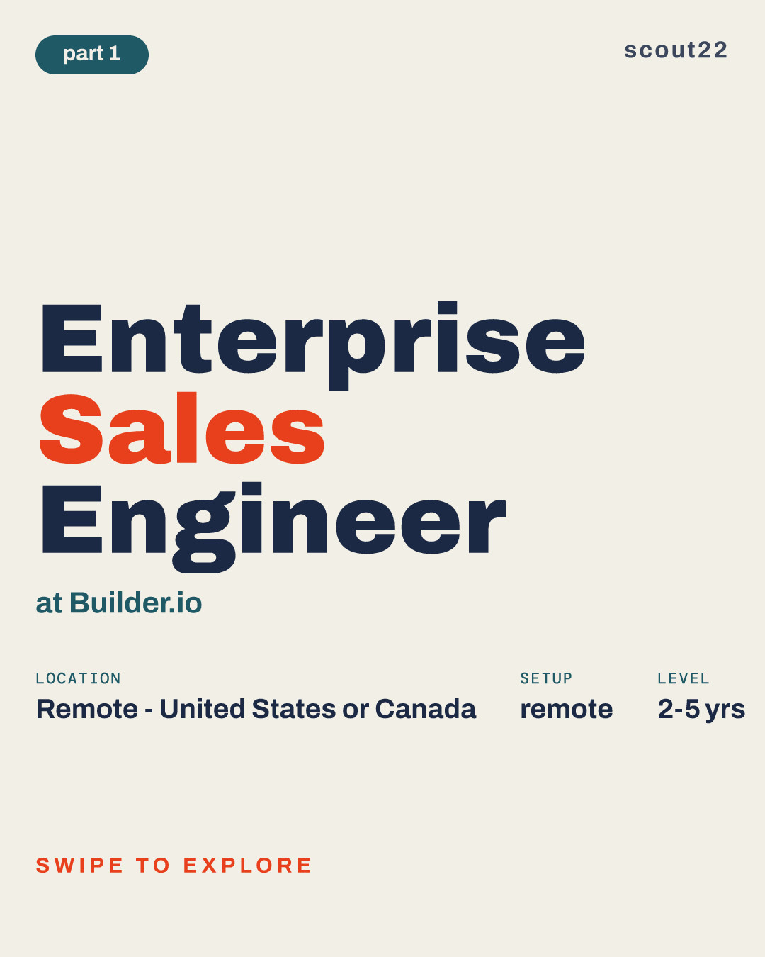Enterprise Sales Engineer at Builder.io