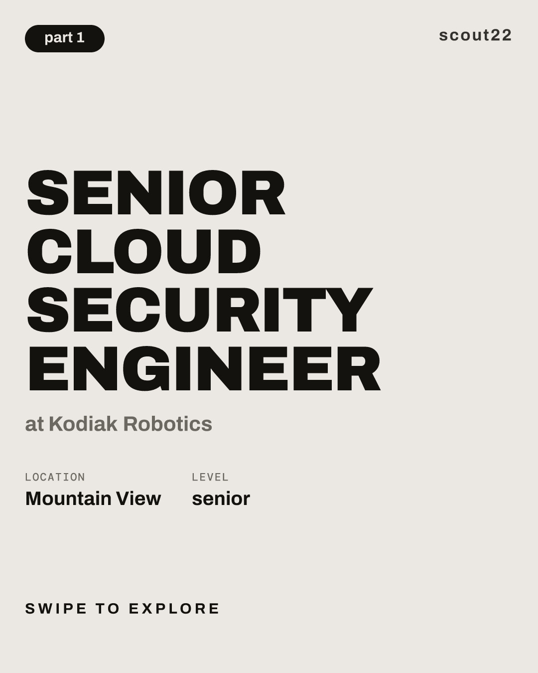 Senior Cloud Security Engineer at Kodiak Robotics