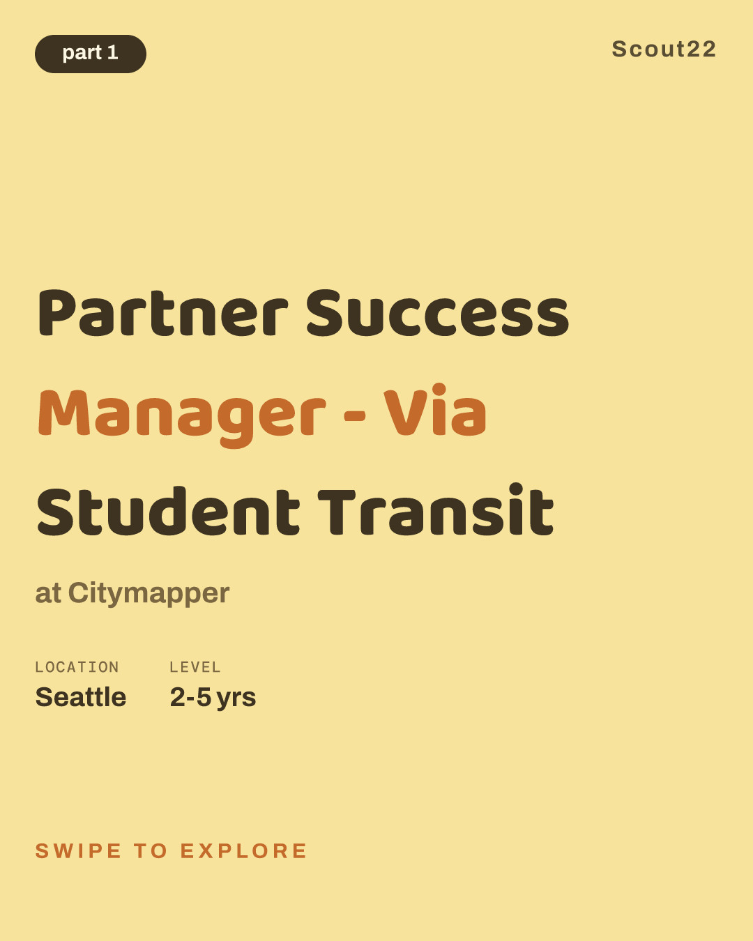 Partner Success Manager - Via Student Transit at Citymapper